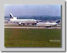 BAC 1-11 G-AWYT starting her run